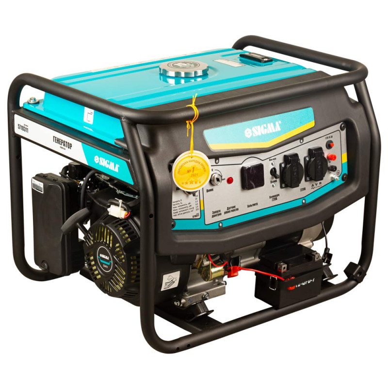 SIGMA Генератор бензиновый 3.5/4.0кВт 4-х тактный с выводом под АВР (5710311)