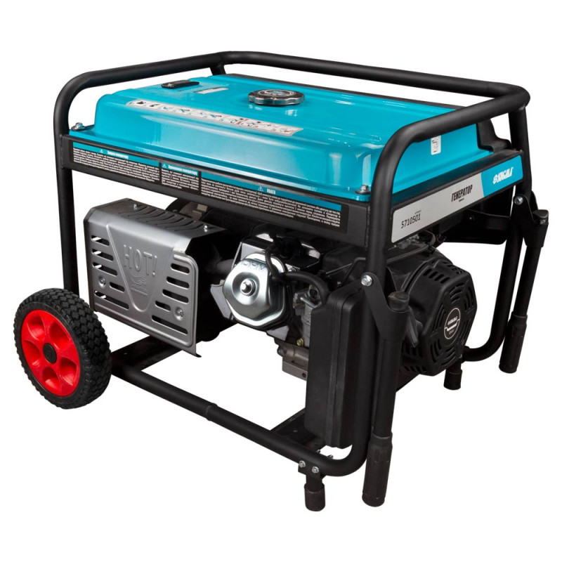 SIGMA Генератор бензиновый 220-380В 7.5/8.0кВт 4-х тактный электрозапуск (5710501)