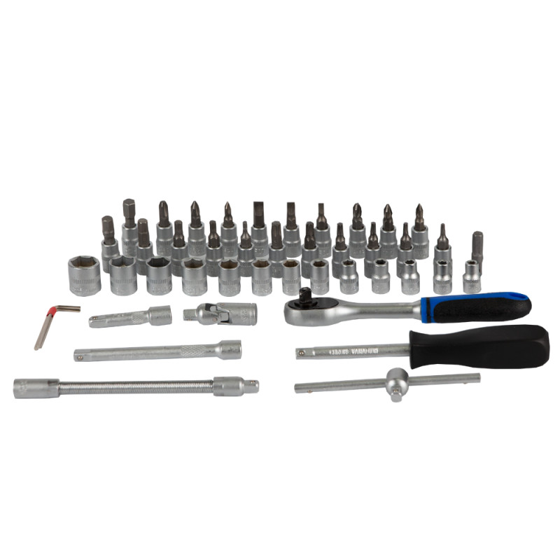 Grad Набор торцевых насадок и биты 1/4" 46шт Start (6003015)