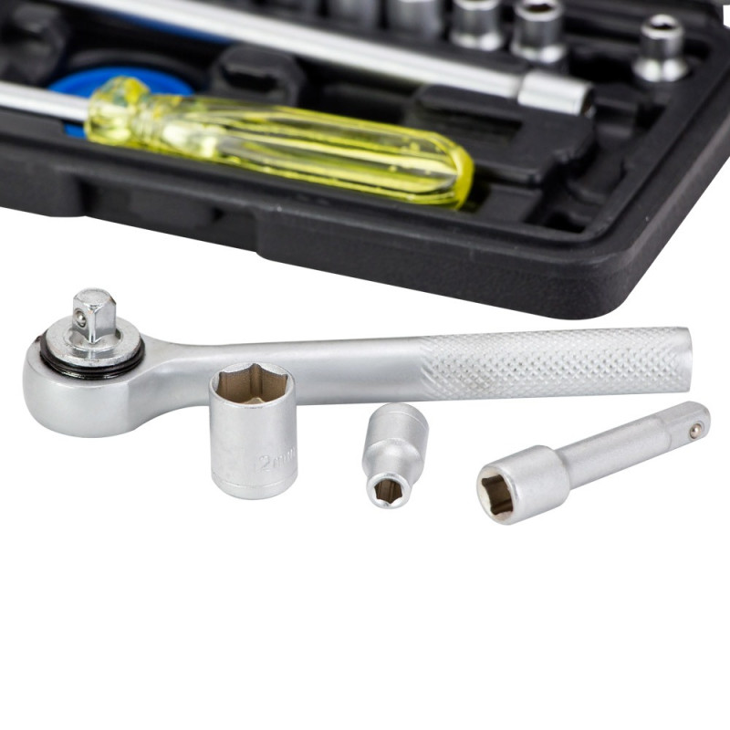 Grad Набор торцевых насадок 1/4" в кейсе 16шт (6003045)