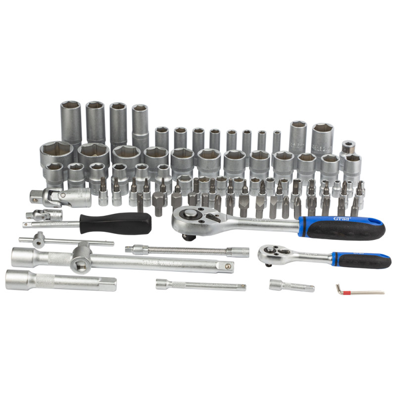 Grad Набор торцевых насадок и биты 1/4", 1/2" 94шт Start (6003175)