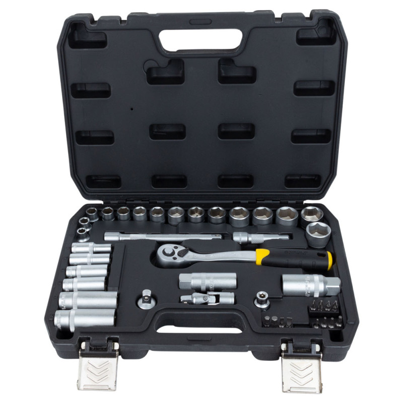 SIGMA Набор насадок торцевых и бит 3/8" 39шт CrV mid (6003601)