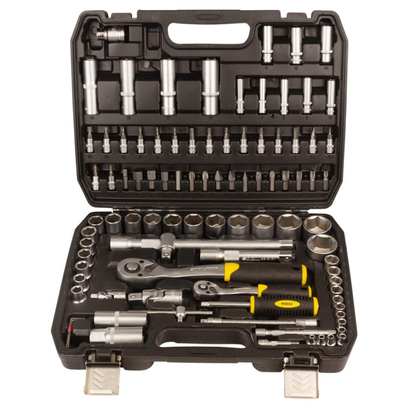 SIGMA Набор насадок торцевых и бит 1/4", 1/2" 94шт CrV mid (6003761)