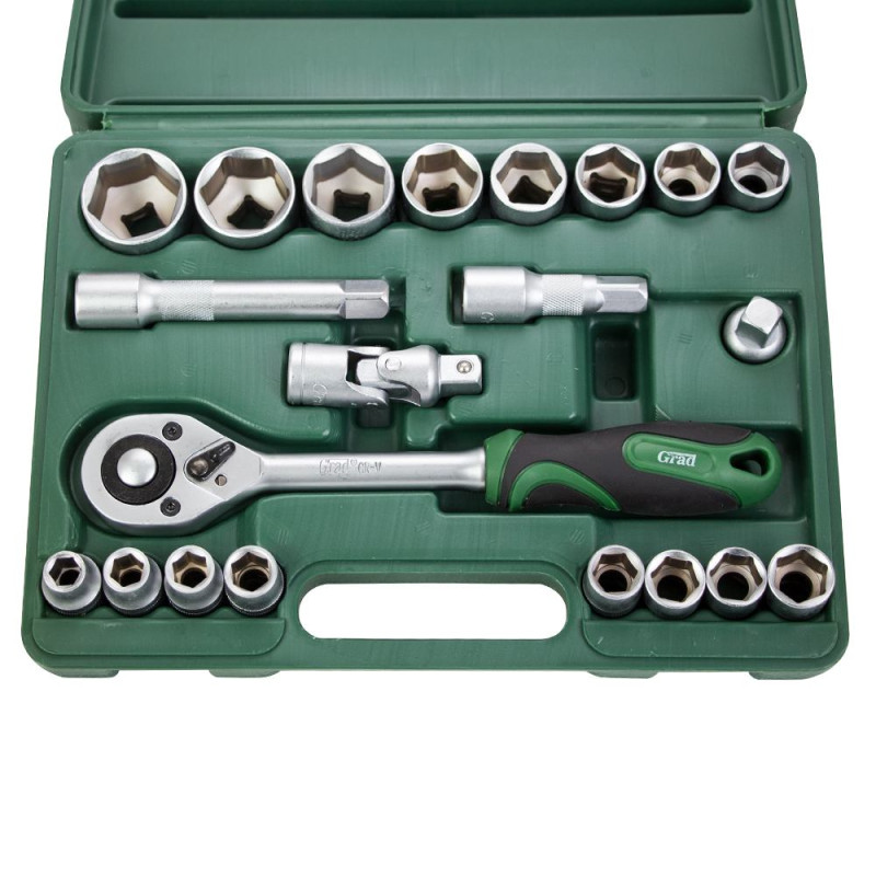 Grad Набор торцевых насадок 1/2" 21шт (6004225)