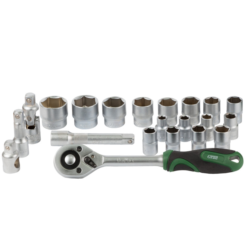 Grad Набор торцевых насадок 1/2" 21шт (6004225)