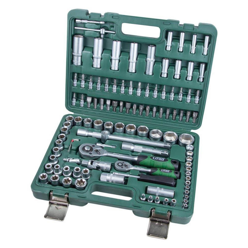 Grad Набор торцевых насадок и бит 1/4", 1/2" 108шт (6004275)