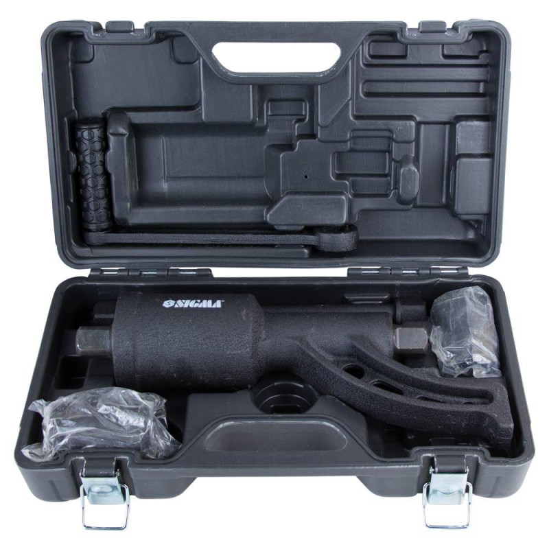 SIGMA Гайковерт ручной 350мм, 6800Нм (1:68) с насадками 32, 33мм (6009021)