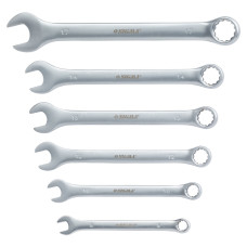 SIGMA Ключи рожково-накидные 6шт 8-17мм CrV satine (6010101)