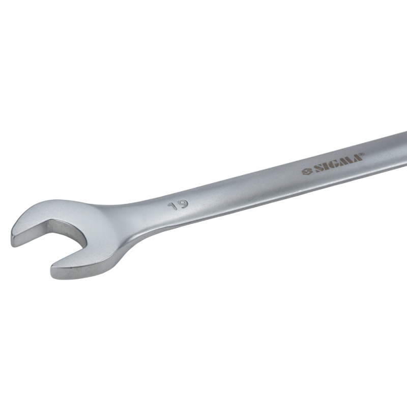 SIGMA Ключи рожково-накидные 8шт 6-19мм CrV satine (6010111)