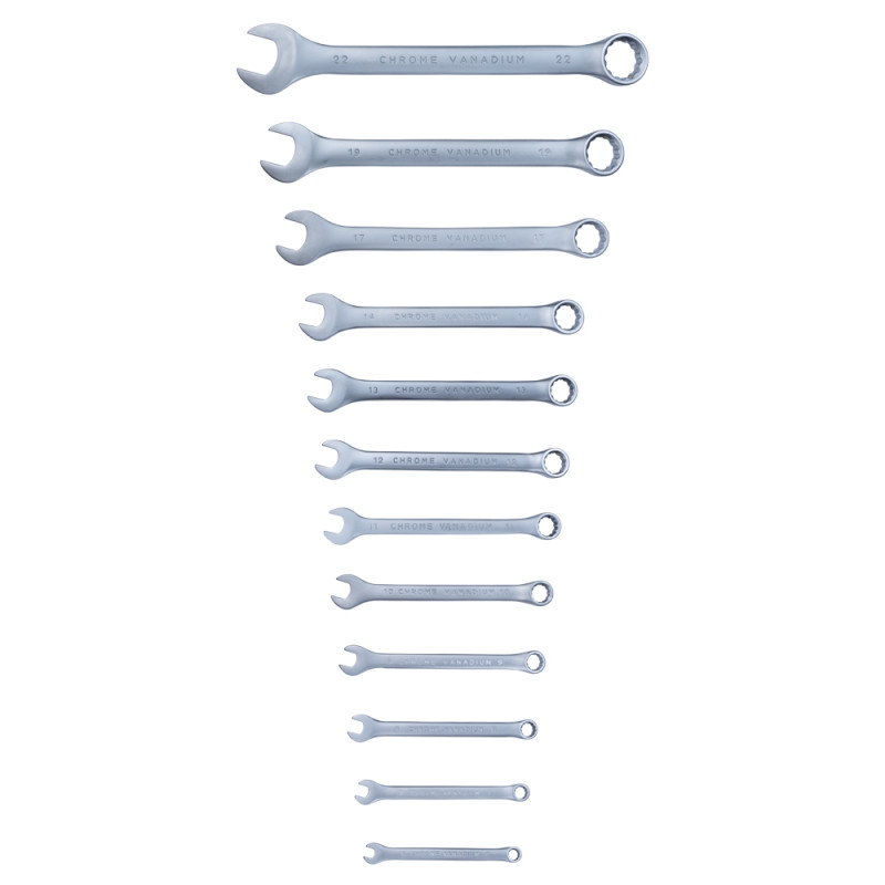 SIGMA Ключи рожково-накидные 12шт 6-22мм CrV (6010121)