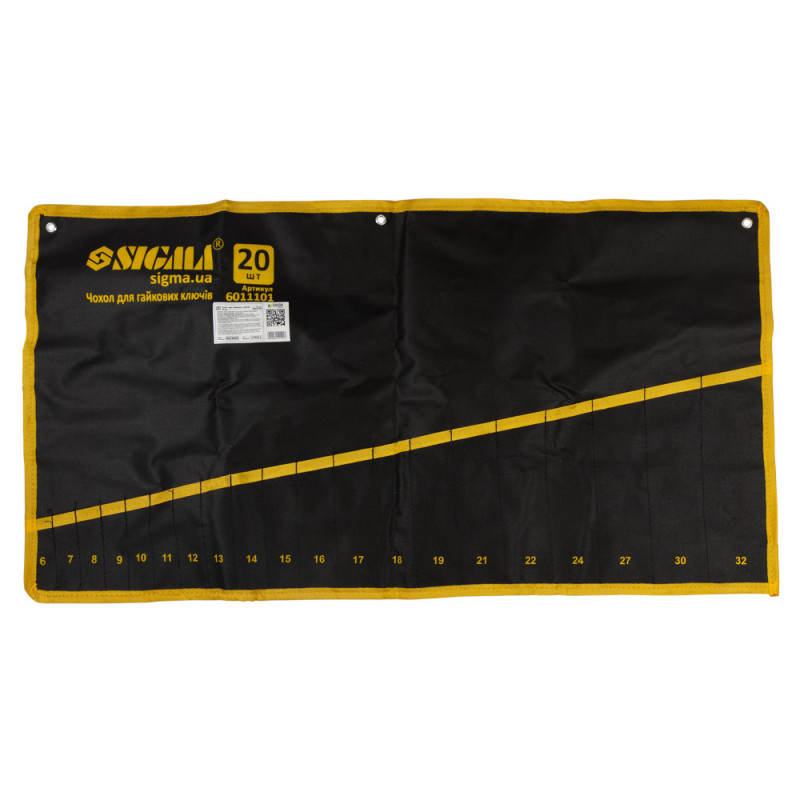 SIGMA Чехол для гаечных ключей 20шт (6011101)