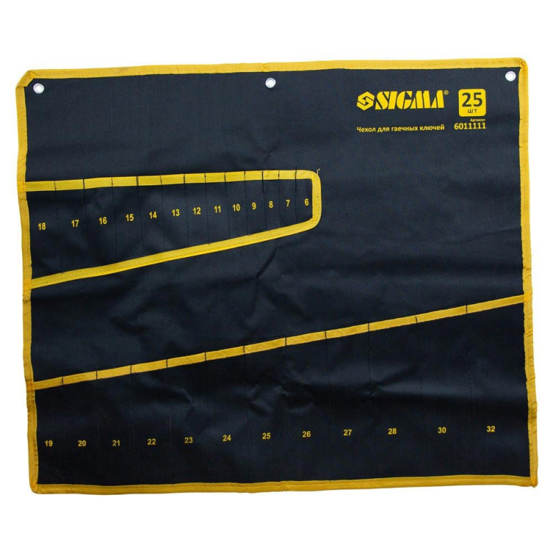 SIGMA Чехол для гаечных ключей 25шт (6011111)