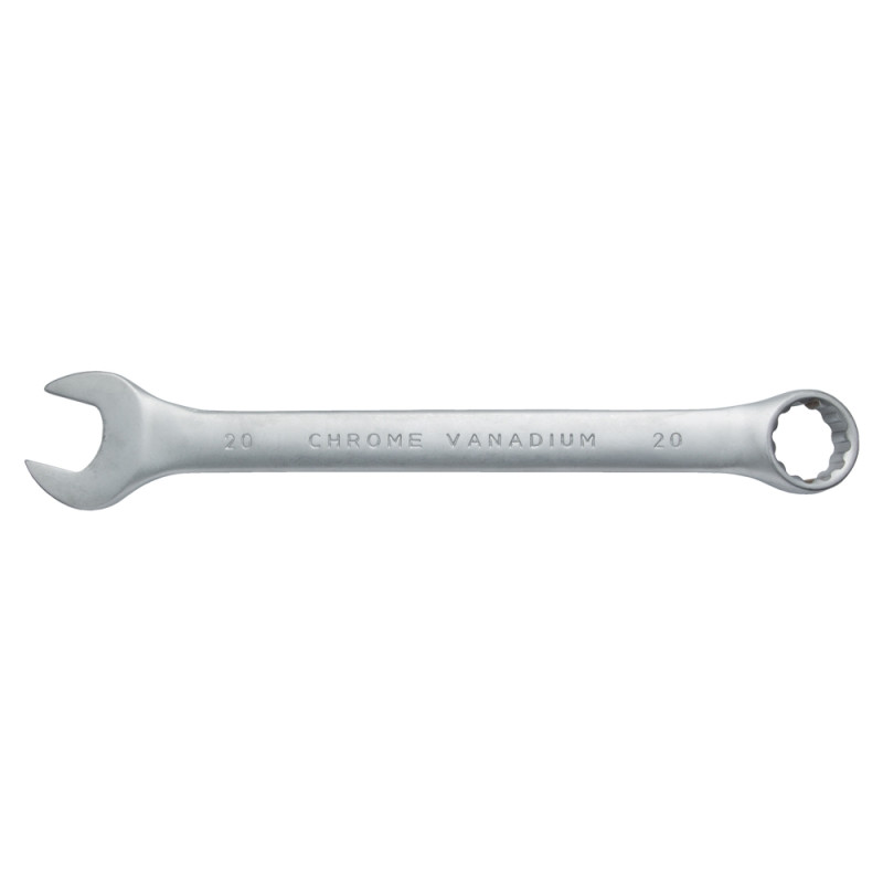 SIGMA Ключ рожково-накидный 20мм CrV satine с подвесом (6021651)
