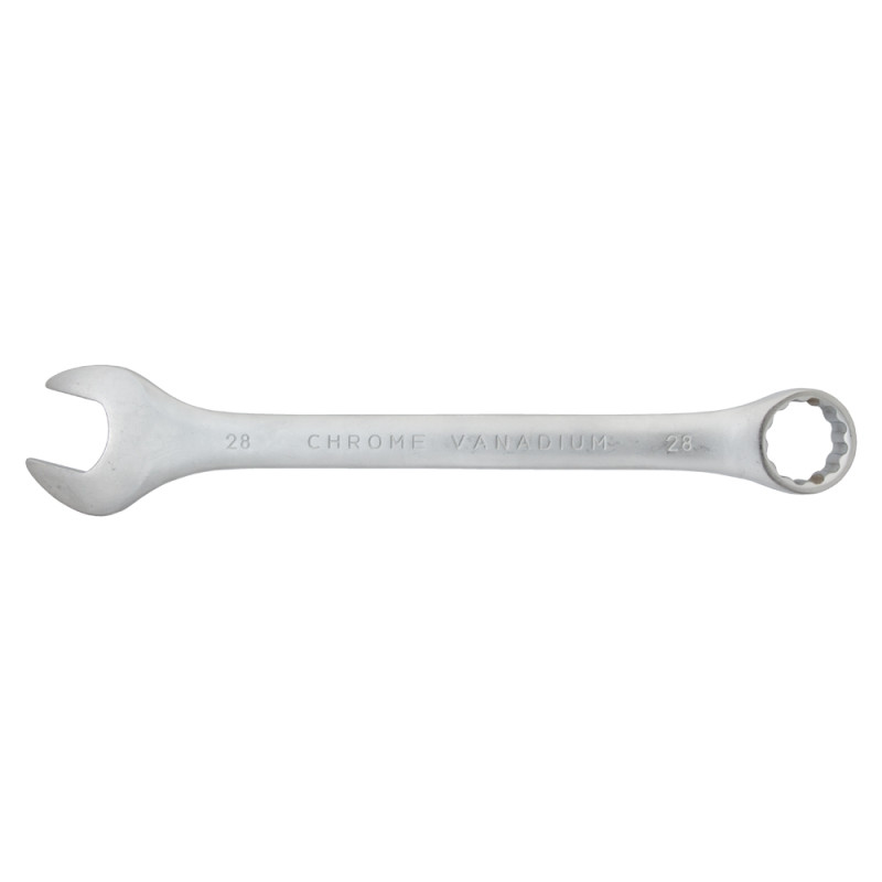 SIGMA Ключ рожково-накидный 28мм CrV satine с подвесом (6021731)