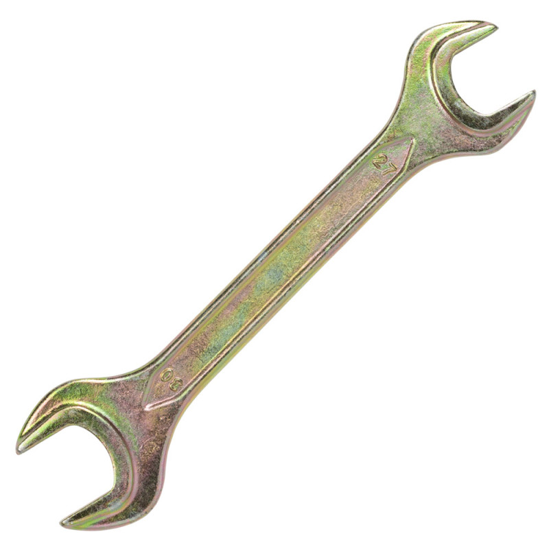 SIGMA Ключ рожковый 27×30мм желтый цинк (6025301)