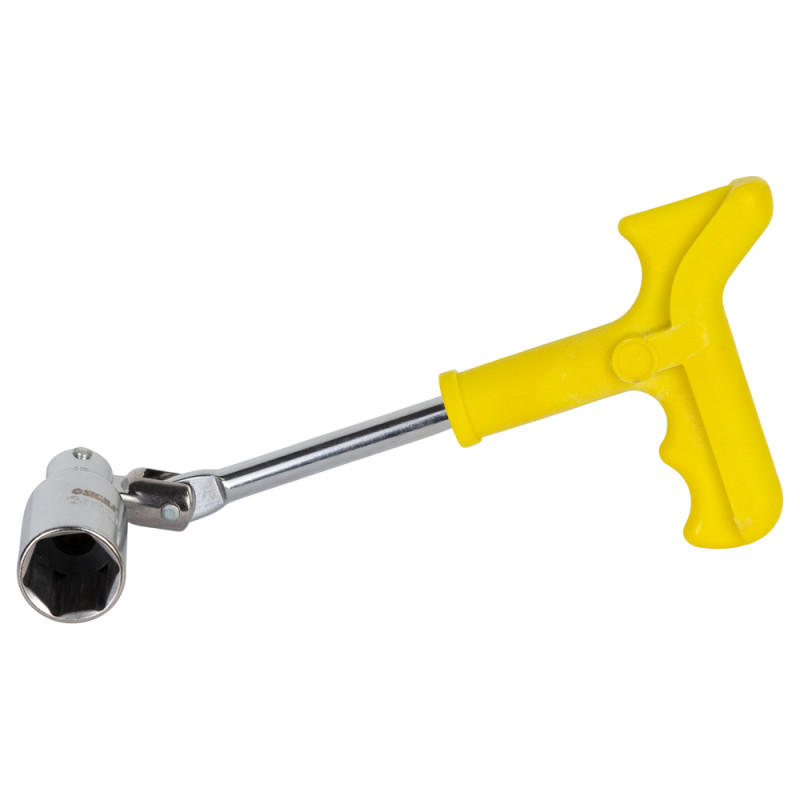 SIGMA Ключ свечной с шарниром усиленный 21мм (6030341)