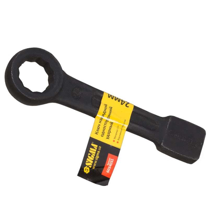 SIGMA Ключ накидной односторонний ударный 24мм CrV (6034031)