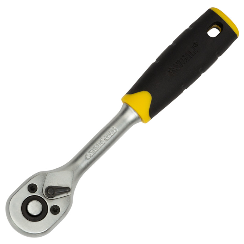 SIGMA Ключ-трещотка 1/4" 150мм 72T CrV (6050021)