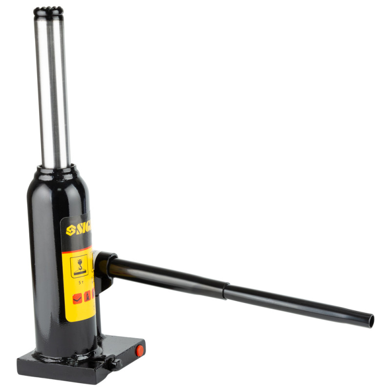 SIGMA Домкрат гидравлический бутылочный 5т H 210-420мм (6101051)