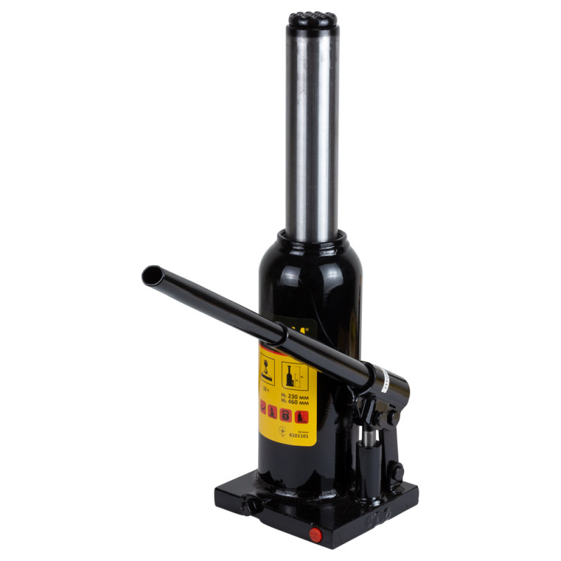 SIGMA Домкрат гидравлический бутылочный 10т H 230-460мм (6101101)