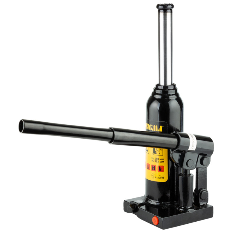 SIGMA Домкрат гидравлический бутылочный 2т H 180-333мм (кейс) (6102021)