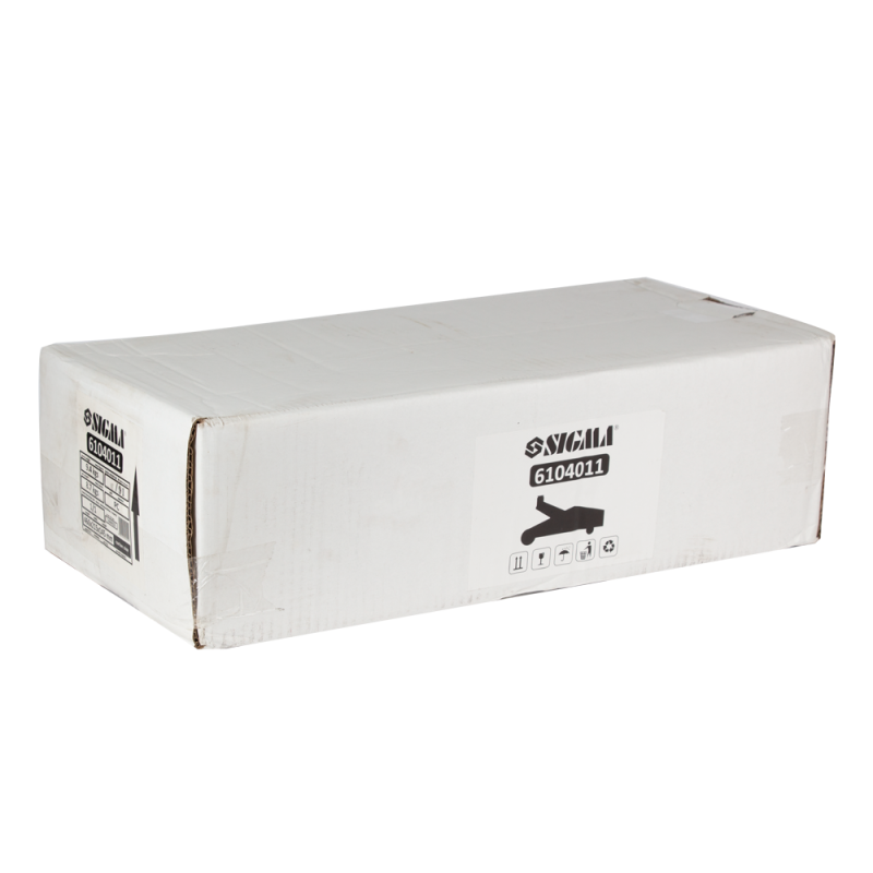 SIGMA Домкрат гидравлический подкатный 2т H 130-345мм (6104011)