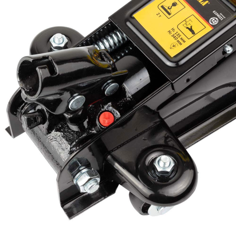 SIGMA Домкрат гидравлический подкатный 2т H 130-345мм (кейс) (6104021)