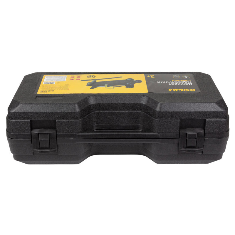 SIGMA Домкрат гидравлический подкатный 2т H 130-345мм (кейс) (6104021)