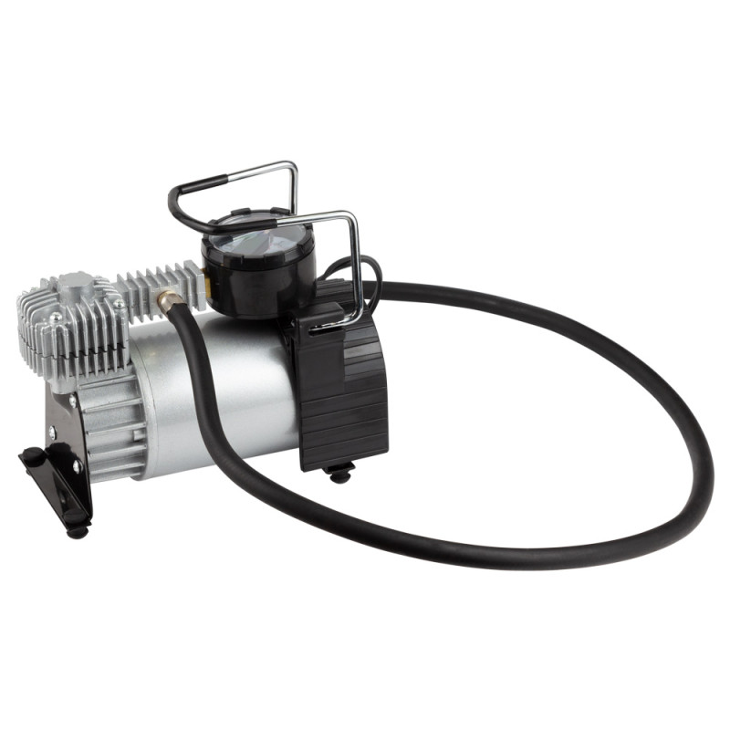 SIGMA Компрессор автомобильный автостоп 12В 180Вт 15А 35л/мин 10бар сумка, переходник на клеммы (6170251)