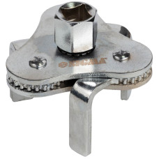 SIGMA Съемник масляного фильтра "краб" Ø63-103мм с плоским захватом и переходником 1/2" -3/8" (6223371)