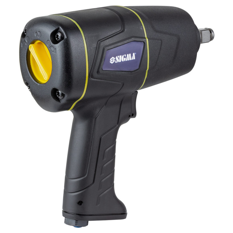 SIGMA Гайковерт пневматический 1/2" 850Нм 7000об/мин 142л/мин 8бар Profi (6712071)