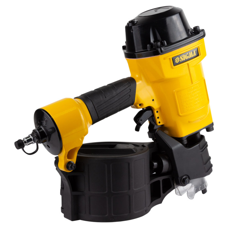 SIGMA Пневмопистолет гвоздозабивной катушечный 1.56л/удар 8бар гвозди 45-70мм (6713511)