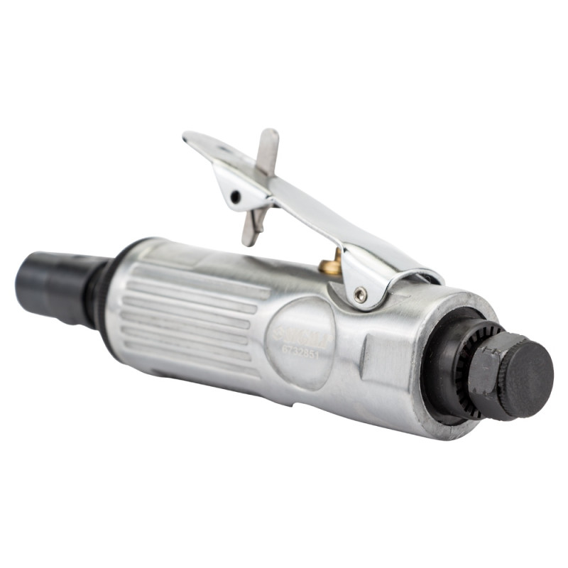 SIGMA Шлифмашинка прямая пневматическая с аксессуарами в кейсе 25000об/мин (6732851)