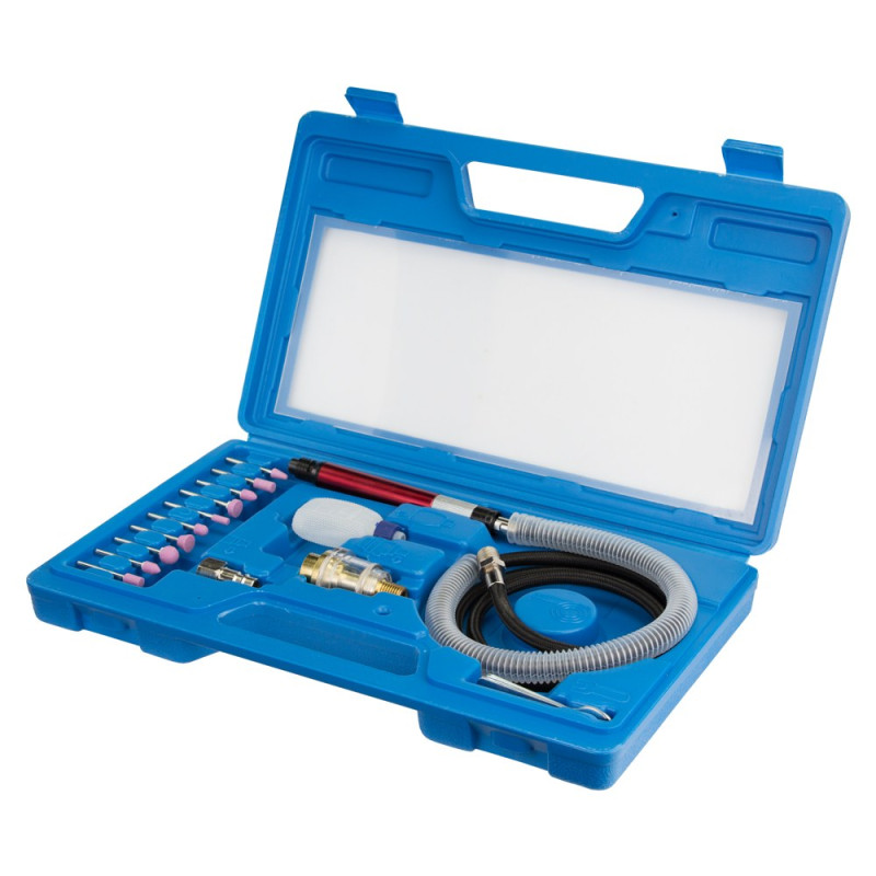 SIGMA Шлифмашинка прямая пневматическая с аксессуарами в кейсе 54000об/мин (6732891)