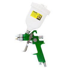 SIGMA Краскораспылитель HVLP Ø1.7 с в/б (зеленый) (6812111)