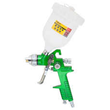 SIGMA Краскораспылитель HVLP Ø1.3+1.7 с в/б (зеленый) (6812121)