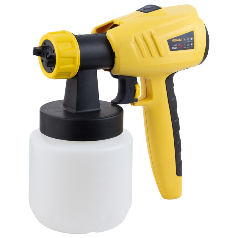 SIGMA Краскораспылитель электрический HVLP 800Вт Ø1.8/2.6мм 900мл/мин н/б 800мл (6816051)