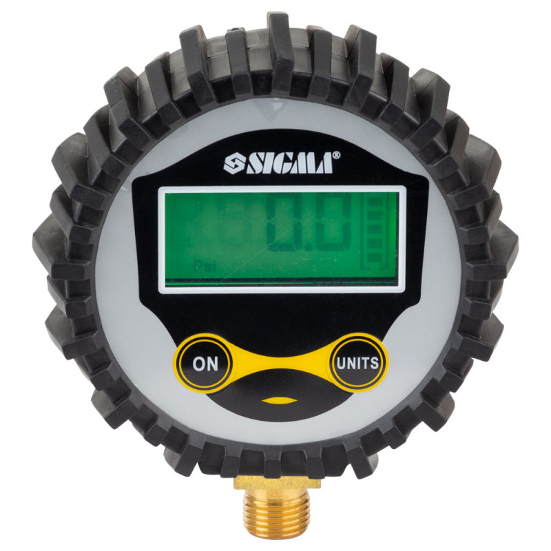 SIGMA Манометр цифровой радиальный Ø50мм, M11×1 (6833331)