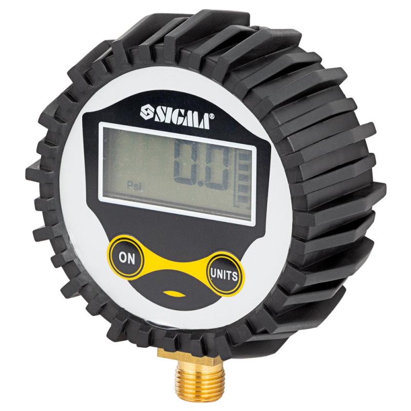 SIGMA Манометр цифровой радиальный Ø50мм, M11×1 (6833331)