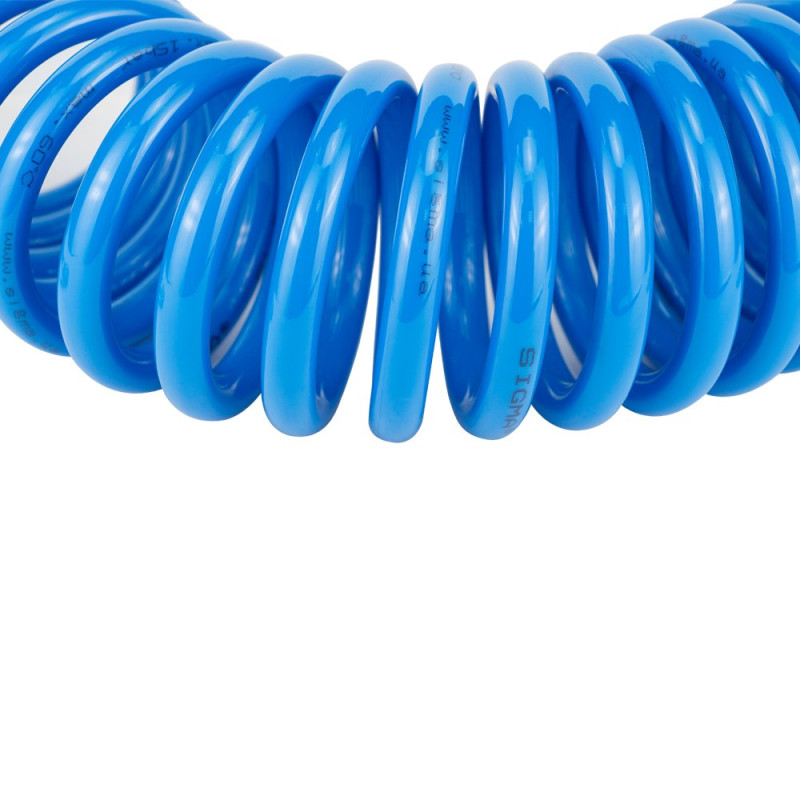 SIGMA Шланг спиральный полиуретановый (PU) 5м 8×12мм (7012211)