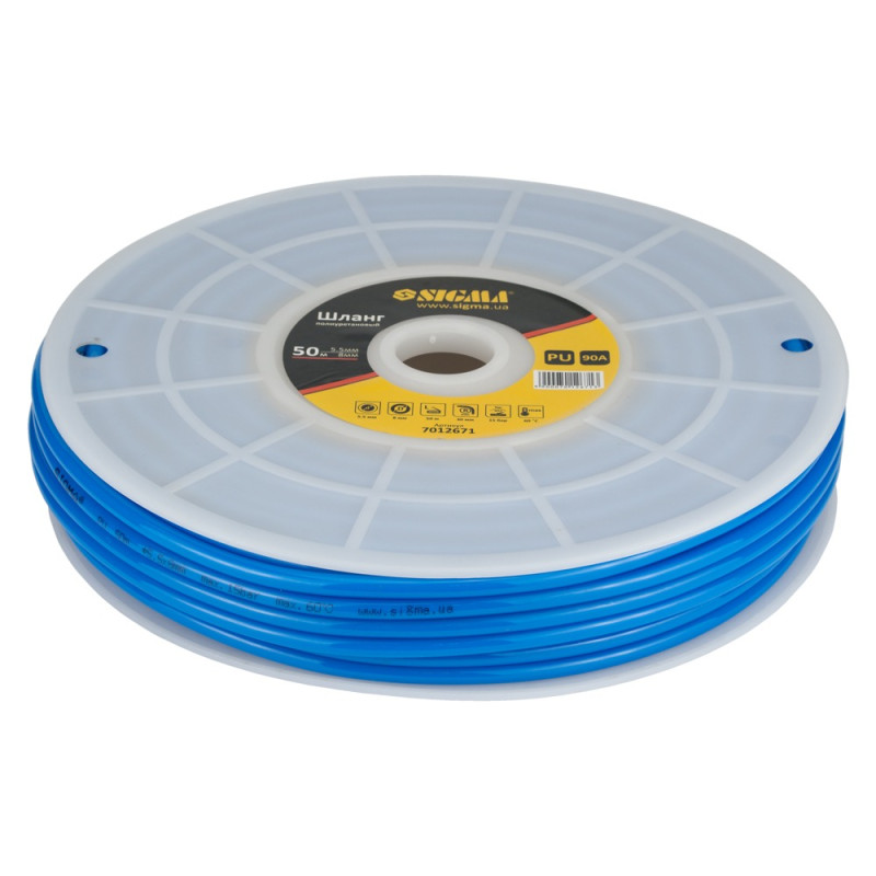 SIGMA Шланг в бухте полиуретановый (PU) 50м 5.5×8мм (7012671)