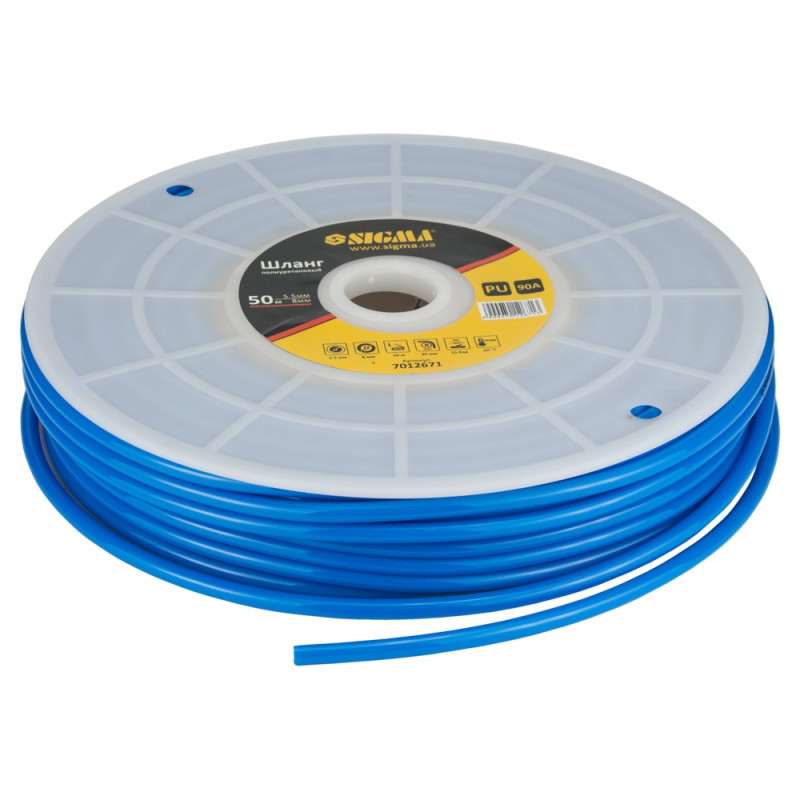 SIGMA Шланг в бухте полиуретановый (PU) 50м 5.5×8мм (7012671)