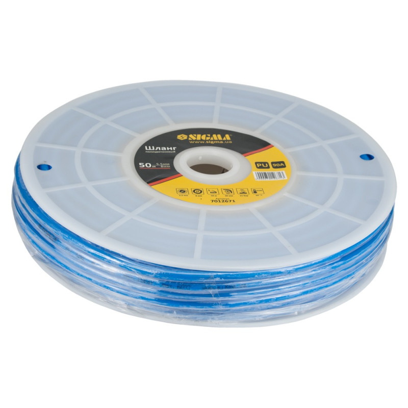 SIGMA Шланг в бухте полиуретановый (PU) 50м 5.5×8мм (7012671)