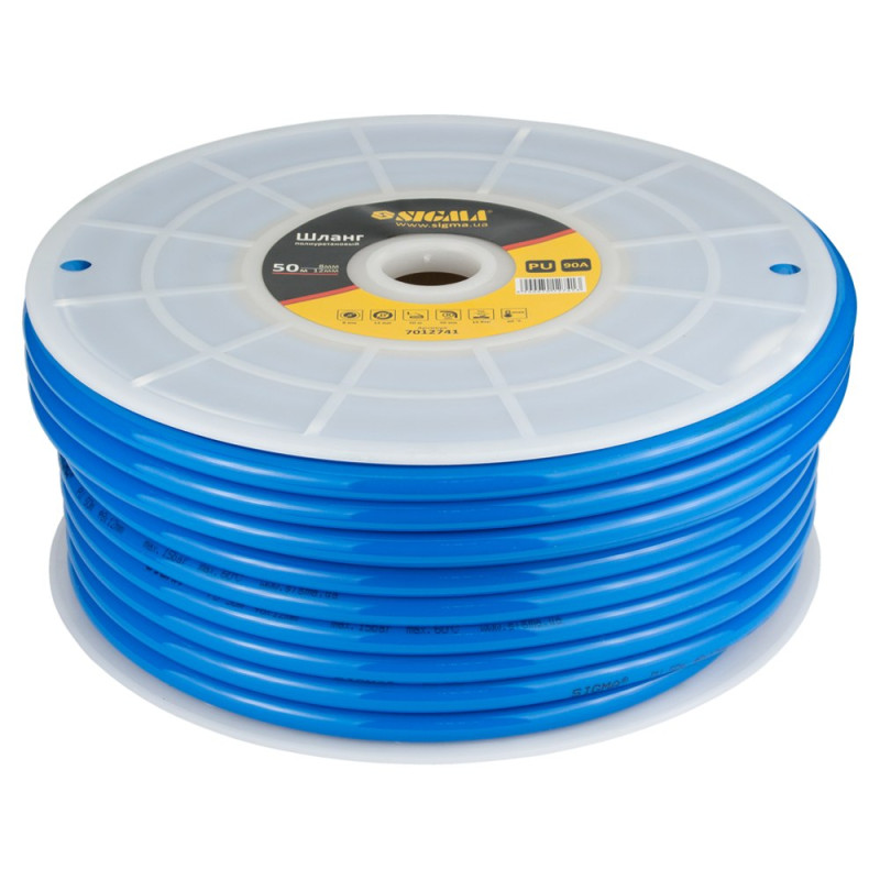 SIGMA Шланг в бухте полиуретановый (PU) 50м 8×12мм (7012741)