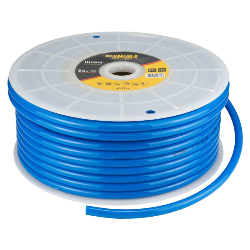 SIGMA Шланг в бухте полиуретановый (PU) 50м 8×12мм (7012741)