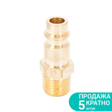 SIGMA Штуцер с внешним резьбовым соединением MT 1/4" (латунь) (7022511) (5 шт)