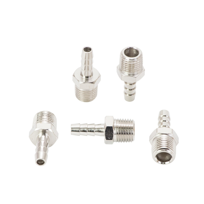 SIGMA Штуцер для шланга с наружным резьбовым соединением6мм MT 1/4" (7023121) (5 шт)