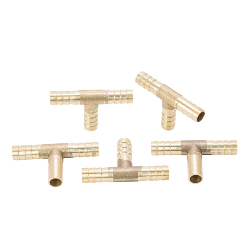 SIGMA Соединения для шланга T 8мм (латунь) (7024231) (5 шт)