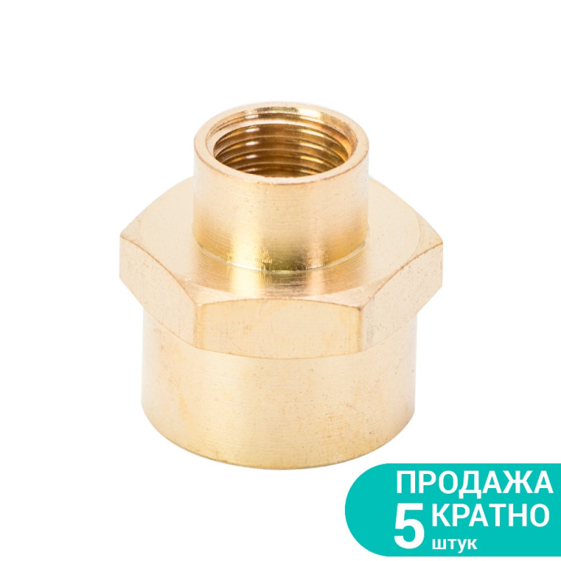 SIGMA Соединение FT 1/4" × 1/2" (латунь) (7025141) (5 шт)