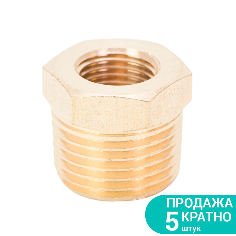 SIGMA Соединения FT 1/4" × MT 1/2" (латунь) (7025521) (5 шт)